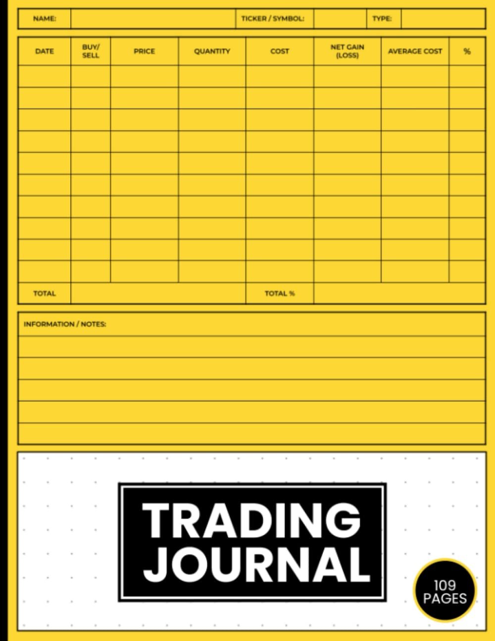 Master Your Trades: The Ultimate Trading Journal for Stocks, Forex, Options & Crypto